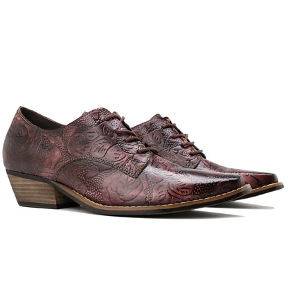 Brock Hand-printed Leather Shoes