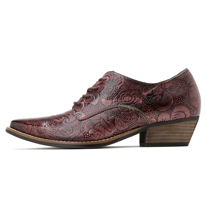 Brock Hand-printed Leather Shoes