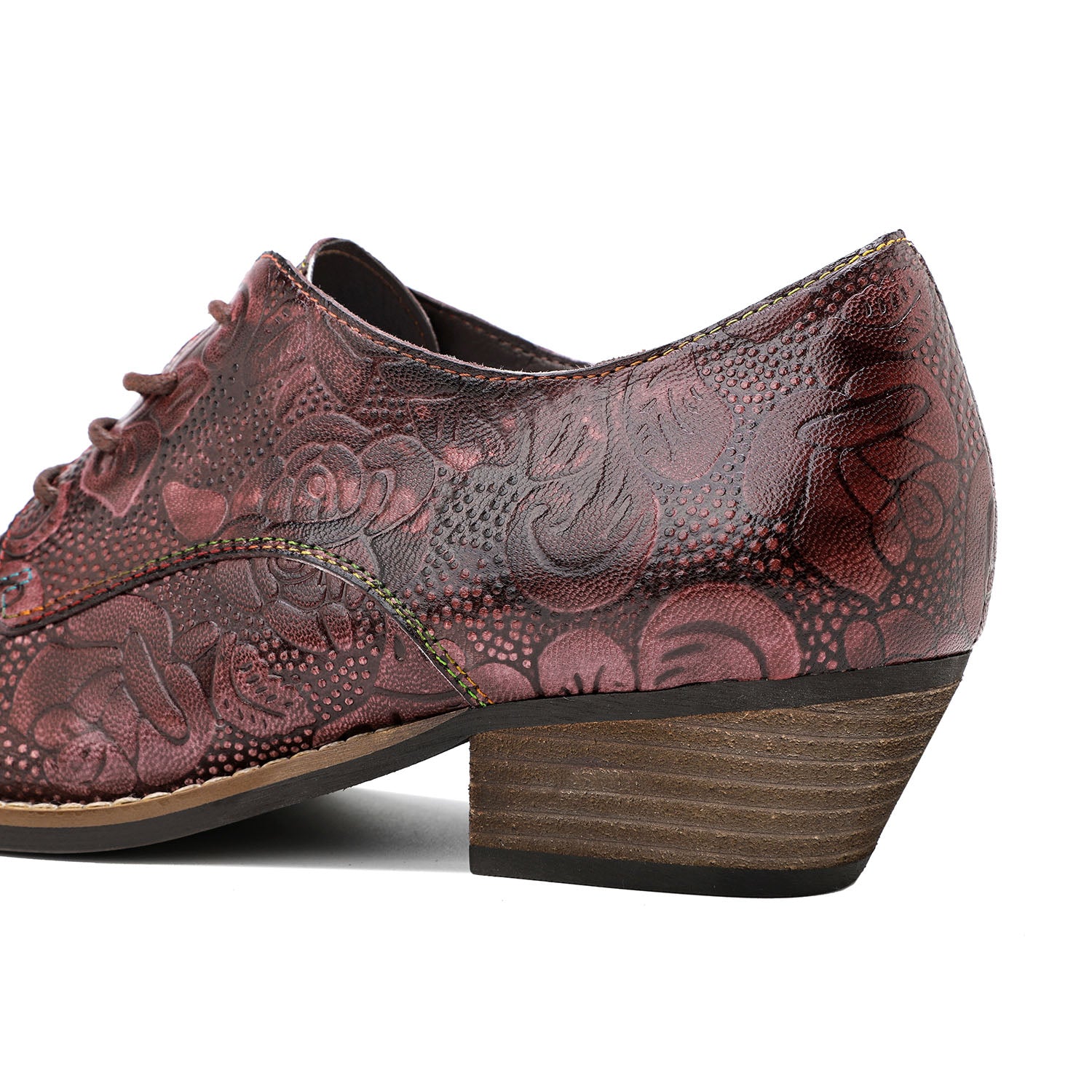 Brock Hand-printed Leather Shoes