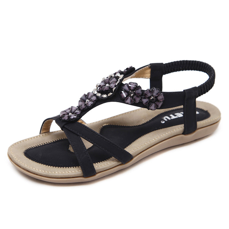 Bohemian Blumensandalen