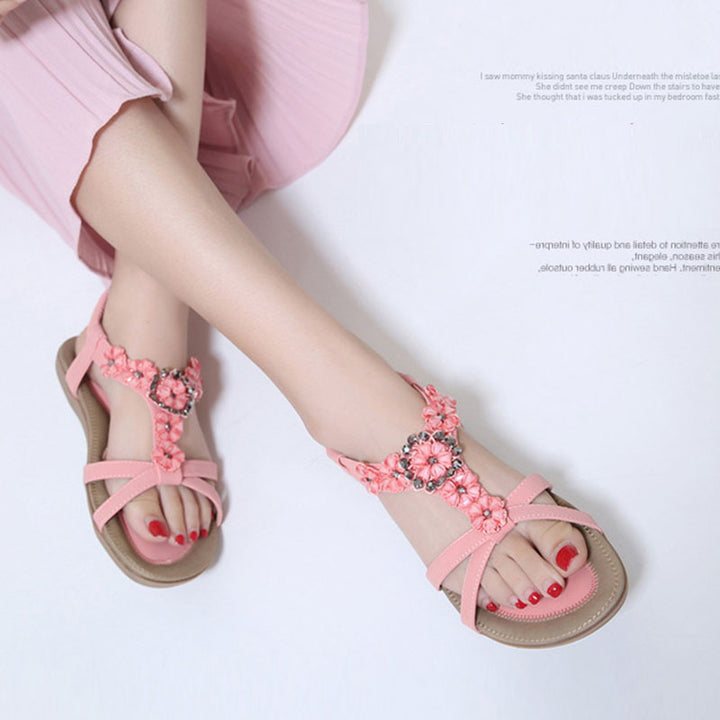 Bohemian Flower Sandals