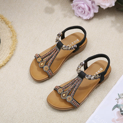 Sandalias versátiles de luz de moda bohemia