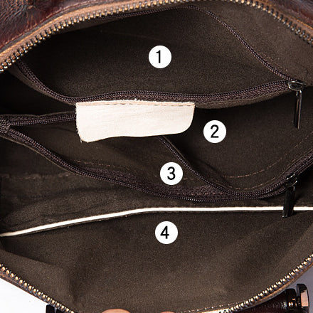 Leather Retro Hand-Rubbed Fashion Bag