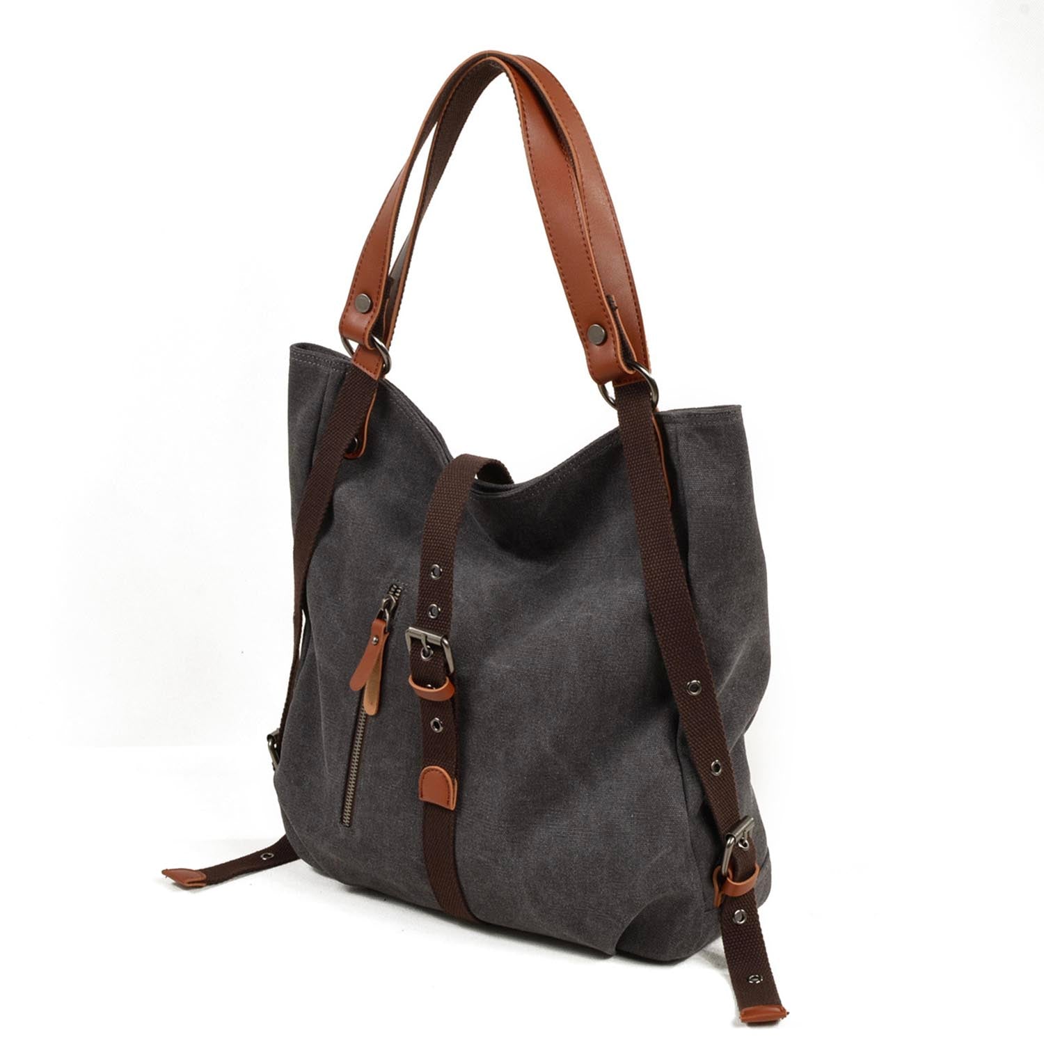 Borsa casual versatile in tela