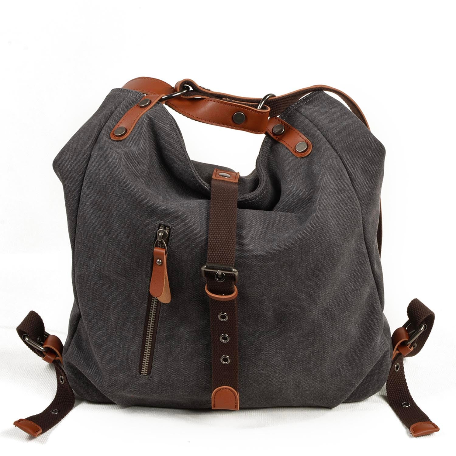 Borsa casual versatile in tela