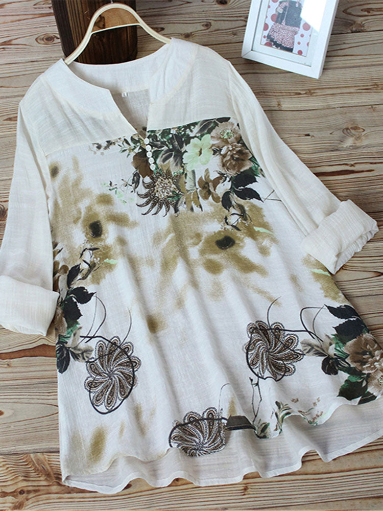 Vintage Grace Printed Shirt