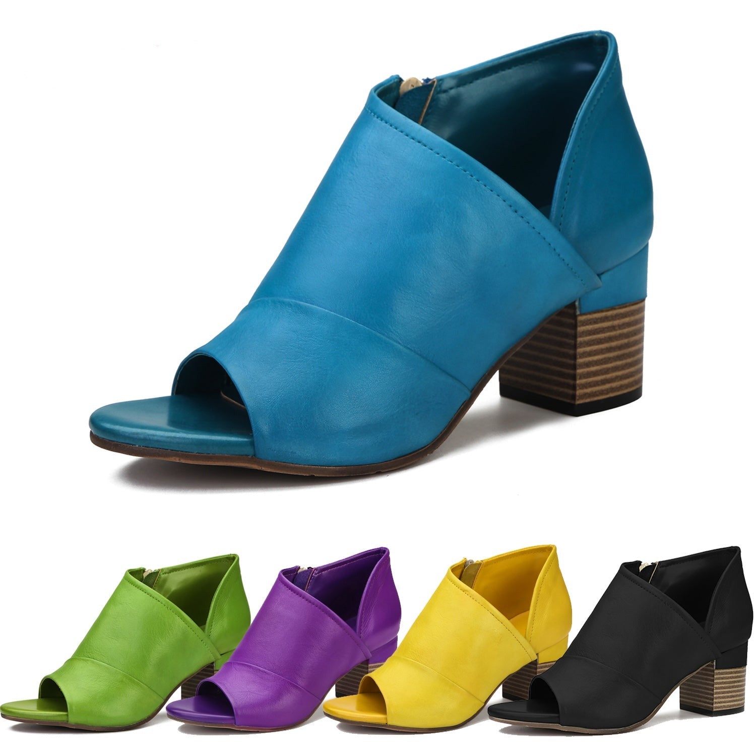 Sandales en cuir confortables