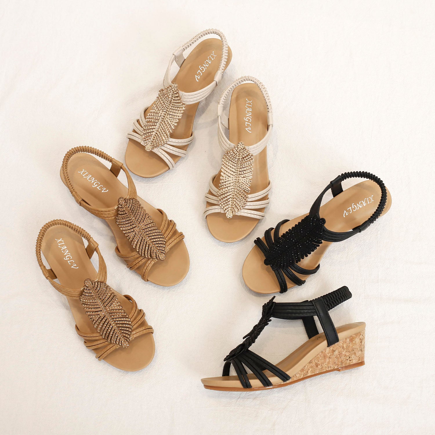 Casual Feather Elegant Sandals