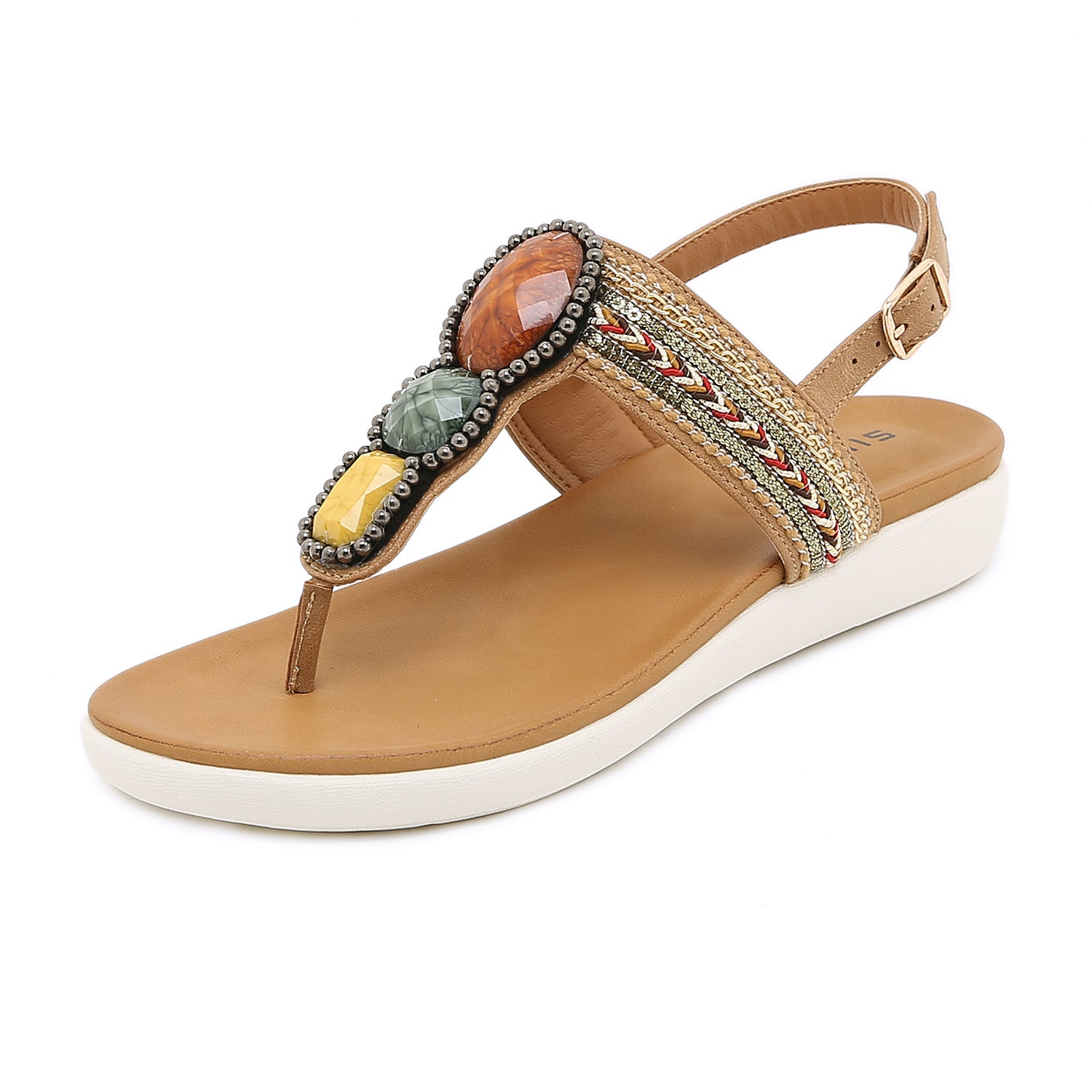 Bohemian Bead Woven Flat Sandals