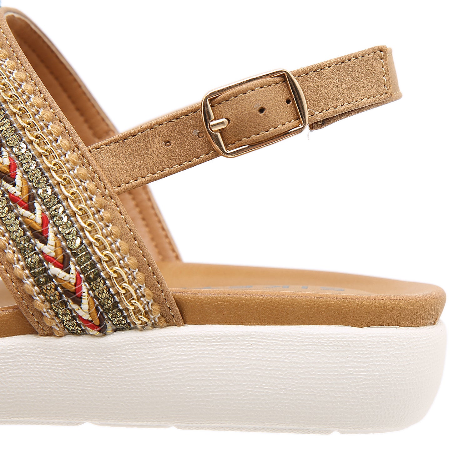 Bohemian Bead Woven Flat Sandals