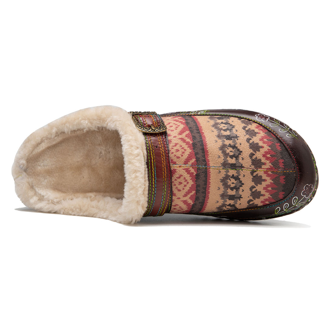 Vintage Comfy Warmth Slippers