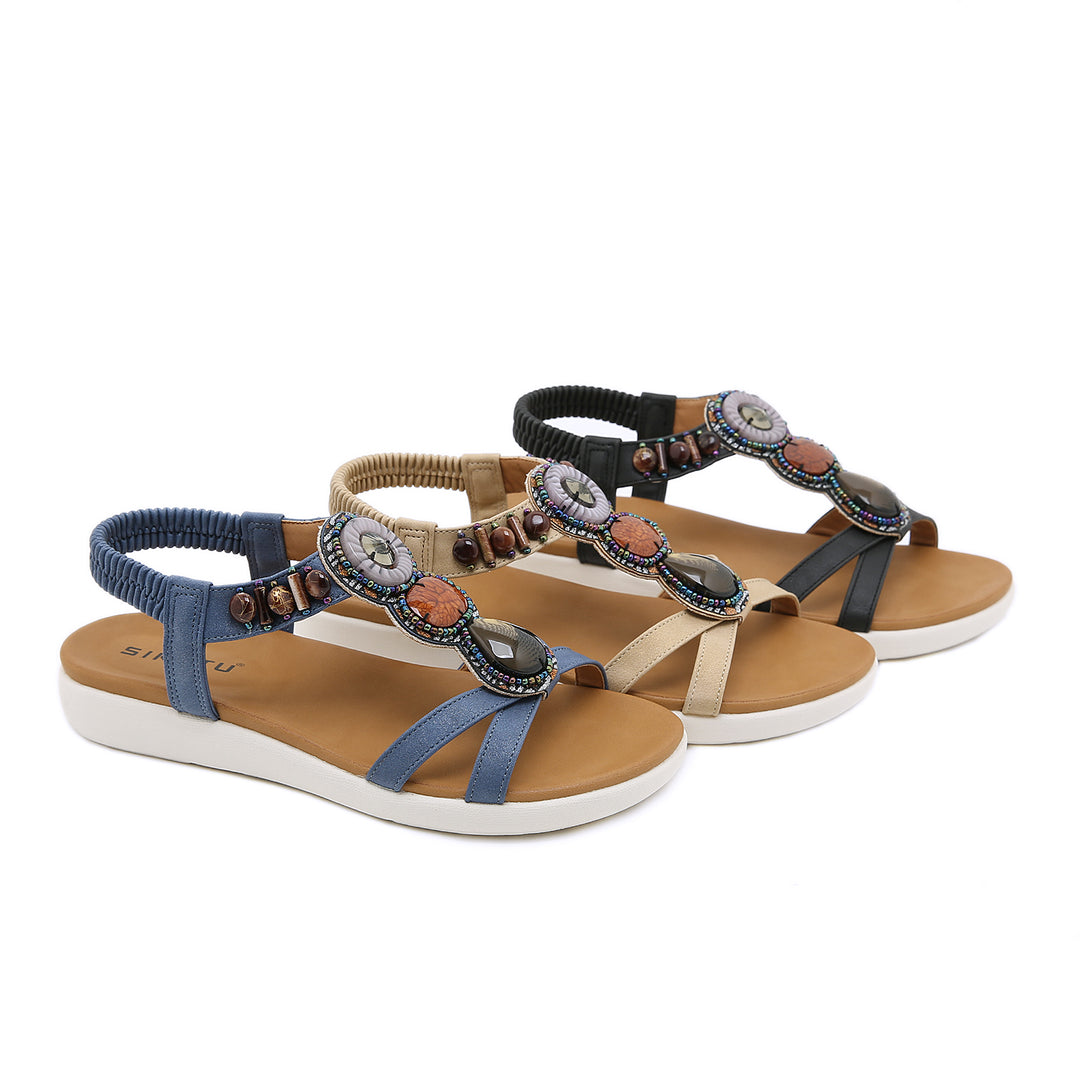 Bohemian Casual Flat Sandals