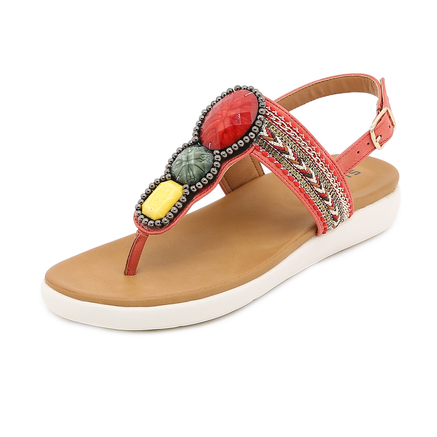 Bohemian Bead Woven Flat Sandals