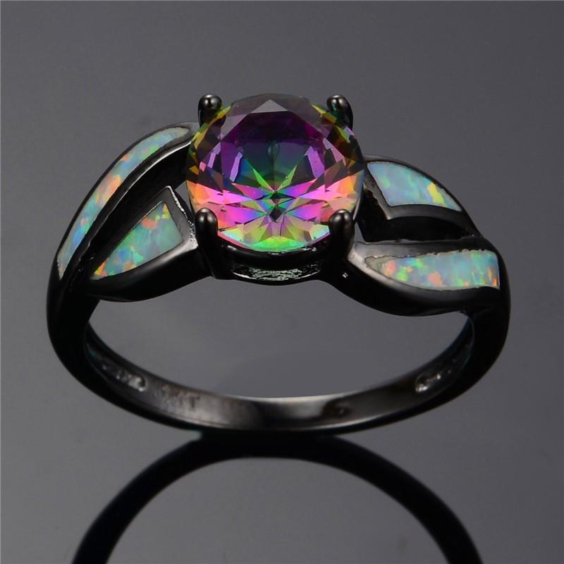 Feuer Opal Ring