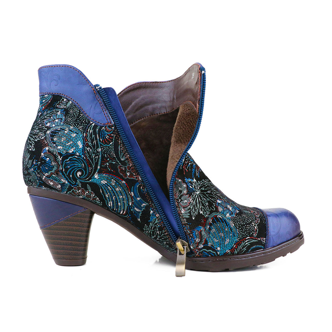 Vintage Vibrant Genuine Leather Boots