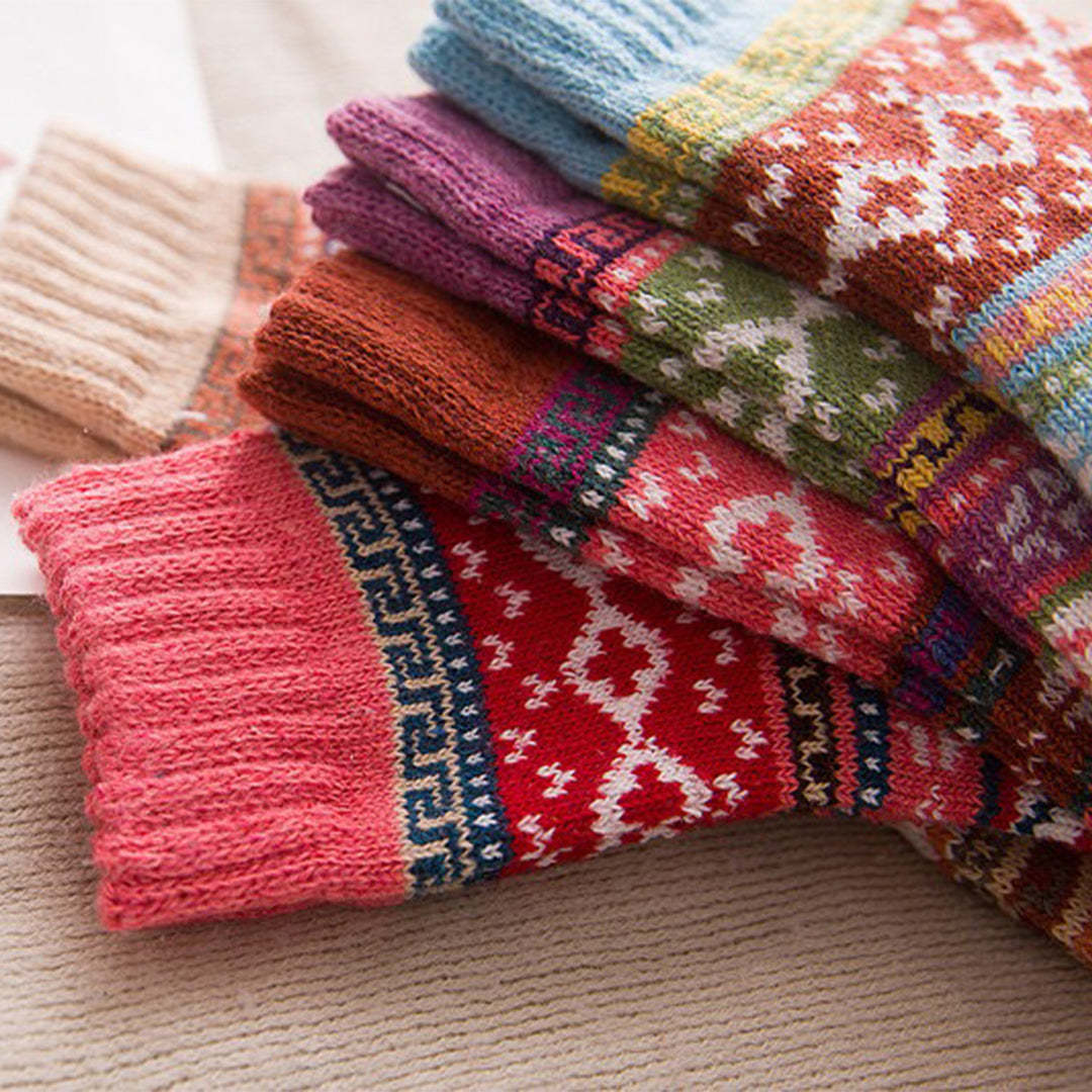Retro Winter Thick Warm Socks