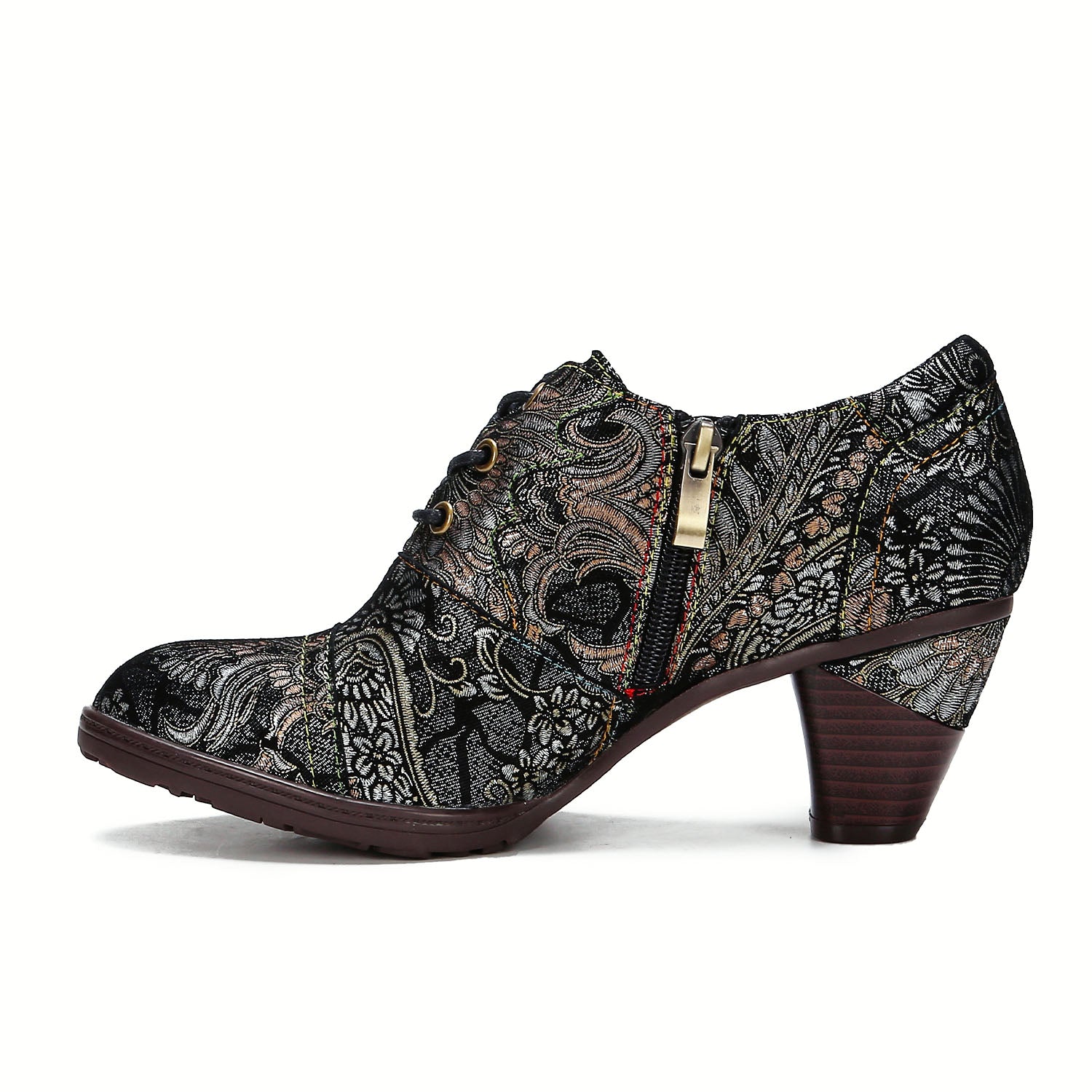 Retro Handmade Leather Exquisite Pumps