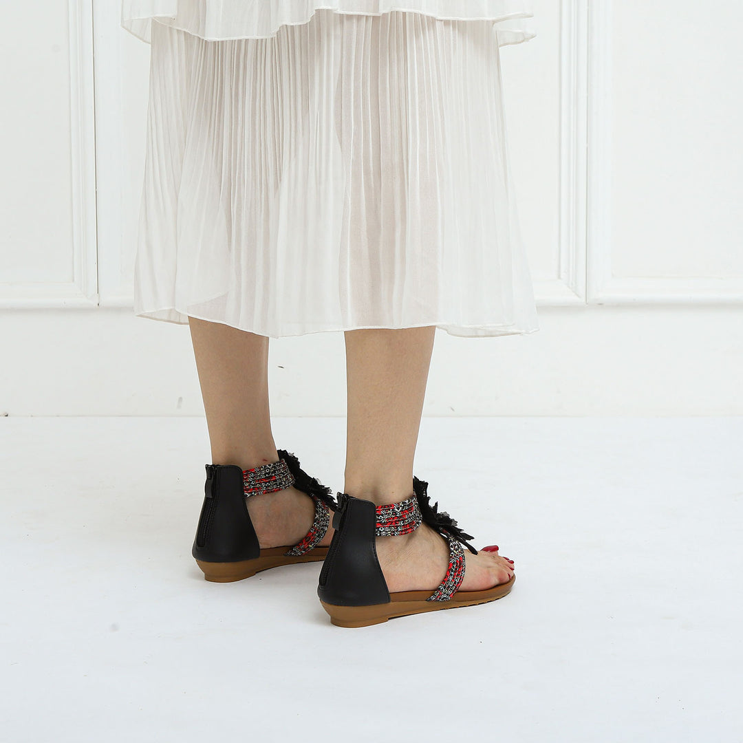 Bohemian Elegant Flat Sandals