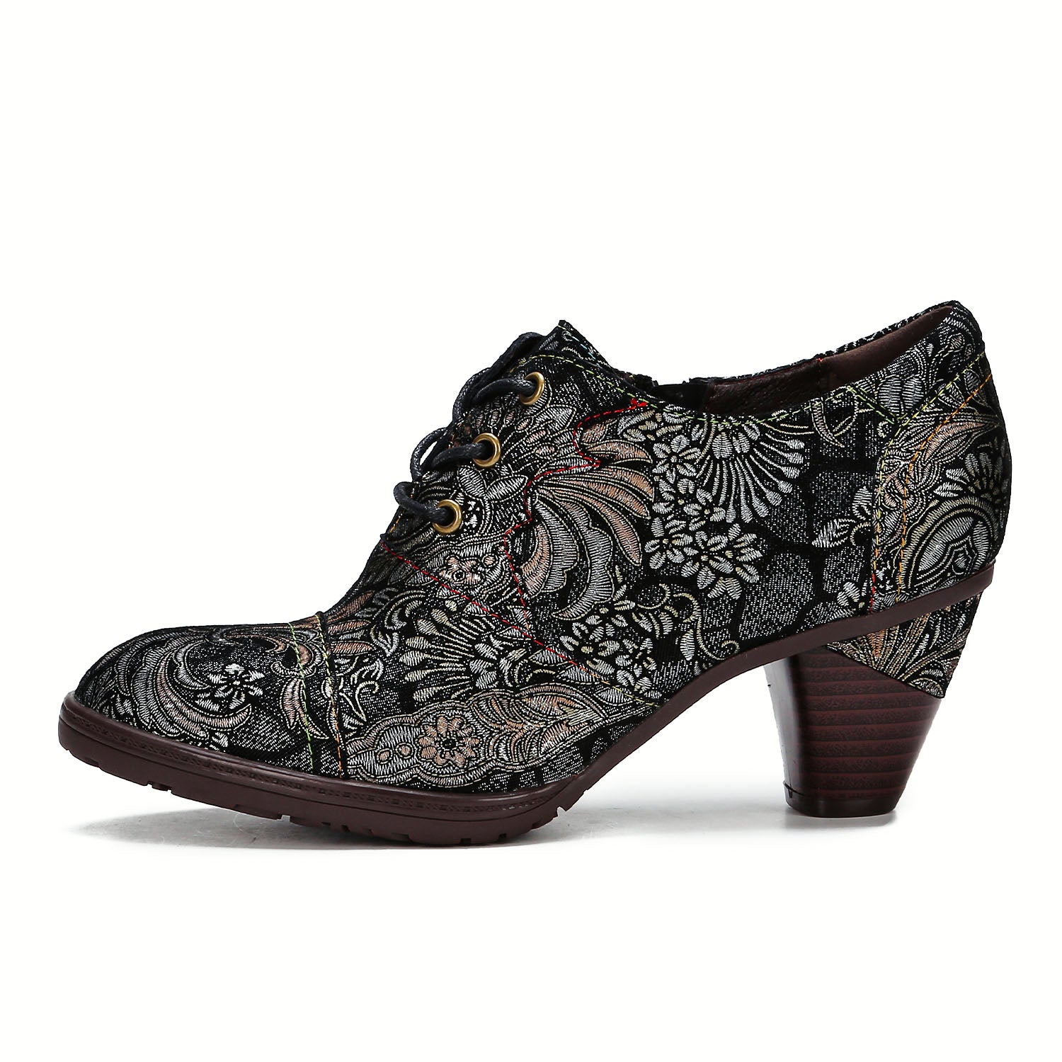 Retro Handmade Leather Exquisite Pumps