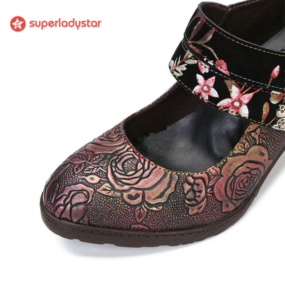 Hand Painted Mysterious &amp;  Elegant Pumps