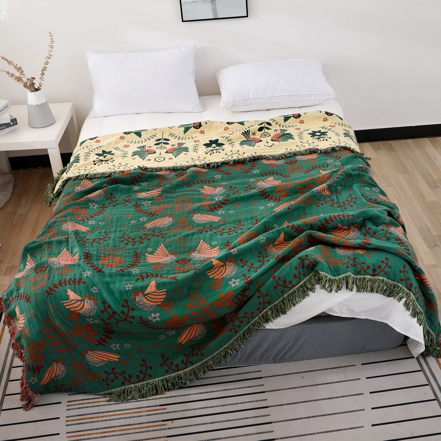 All-season Cotton Sofa Cushion Towel Blanket