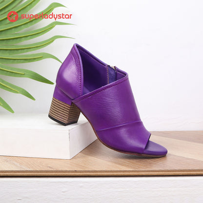 Sandales en cuir confortables