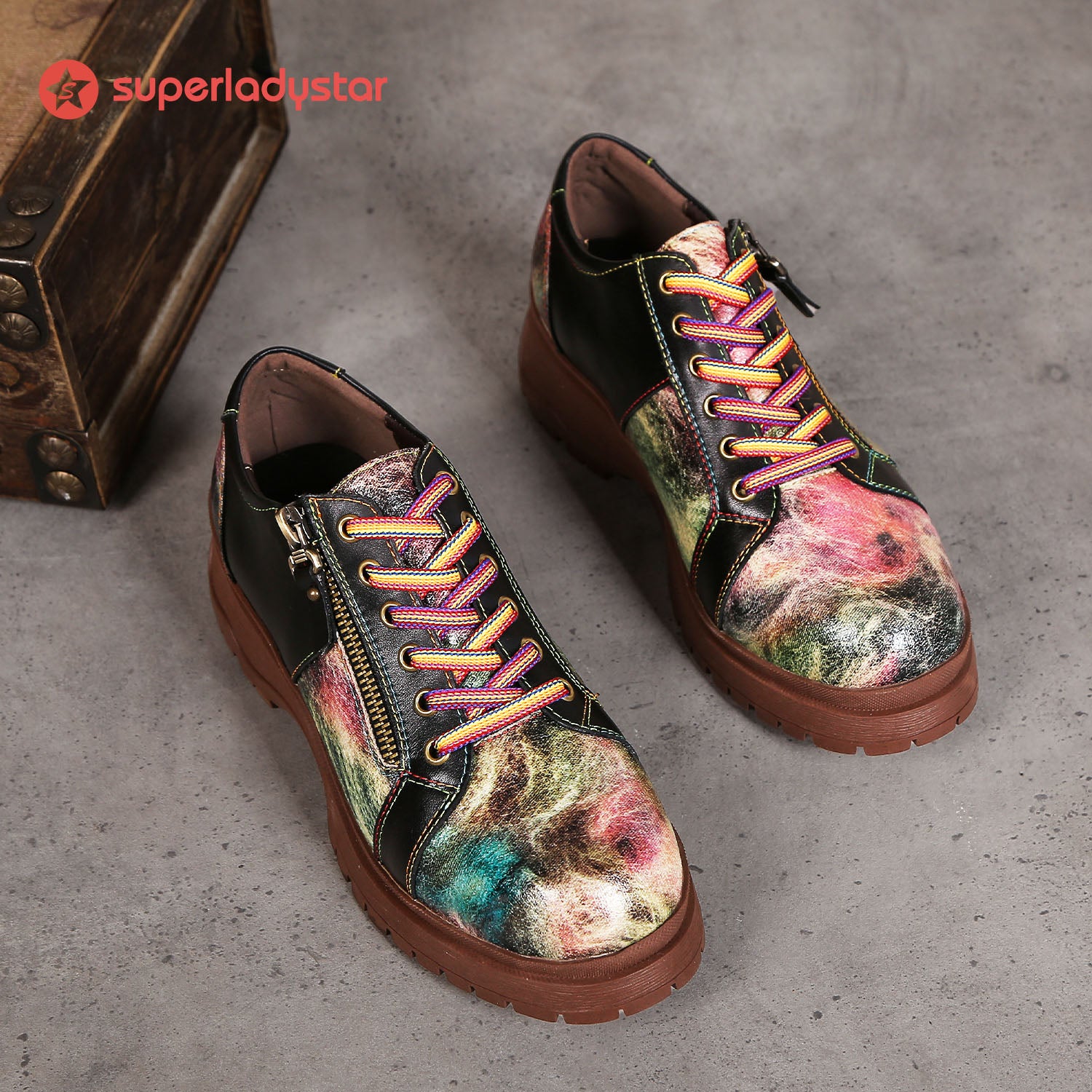 Vintage Comfort Casual Starry Sky Shoes