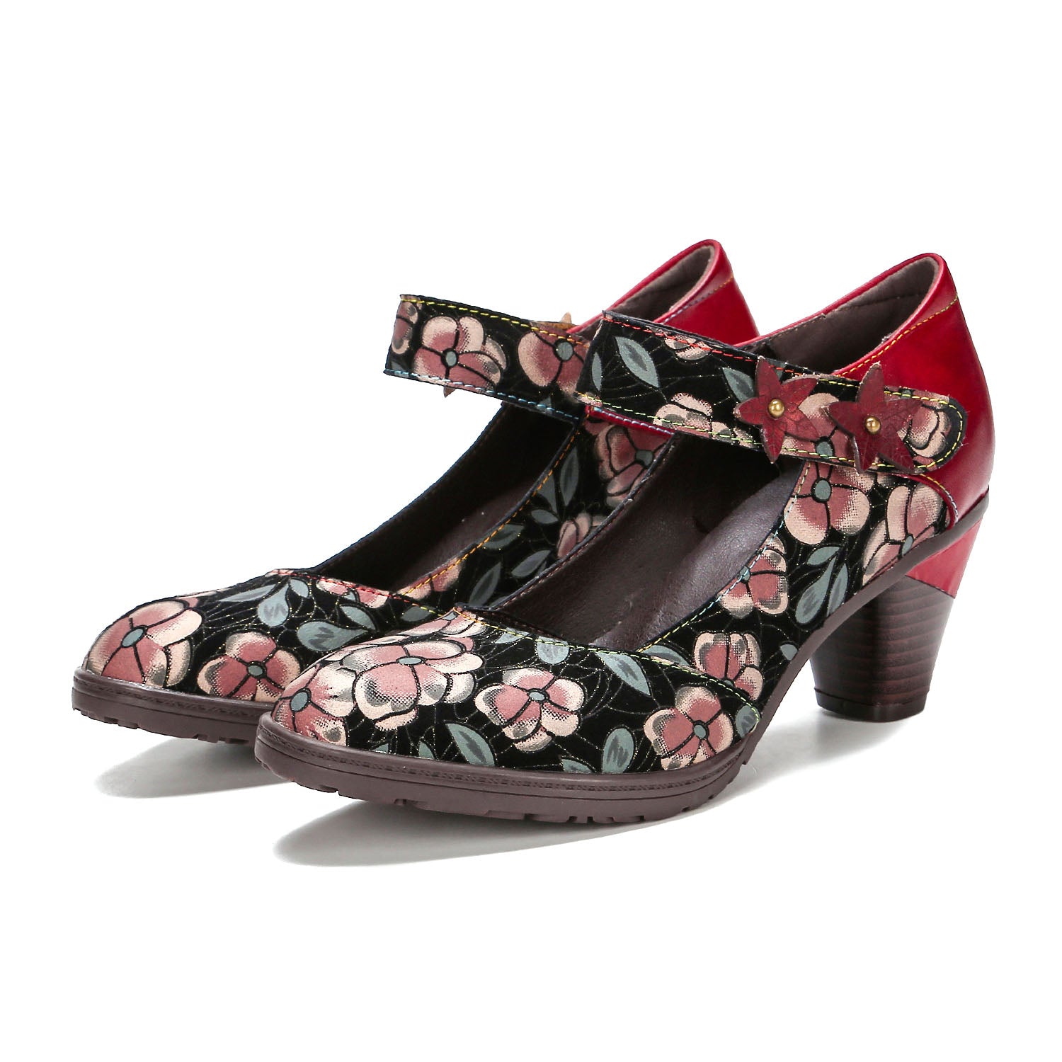 Hand-Painted Artisan Elegant Pumps