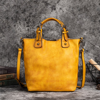 Retro Handmade Soft Durable Leather Bag