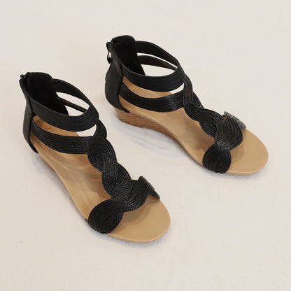 Böhmische Mode weiche Keile Sandalen Sandalen