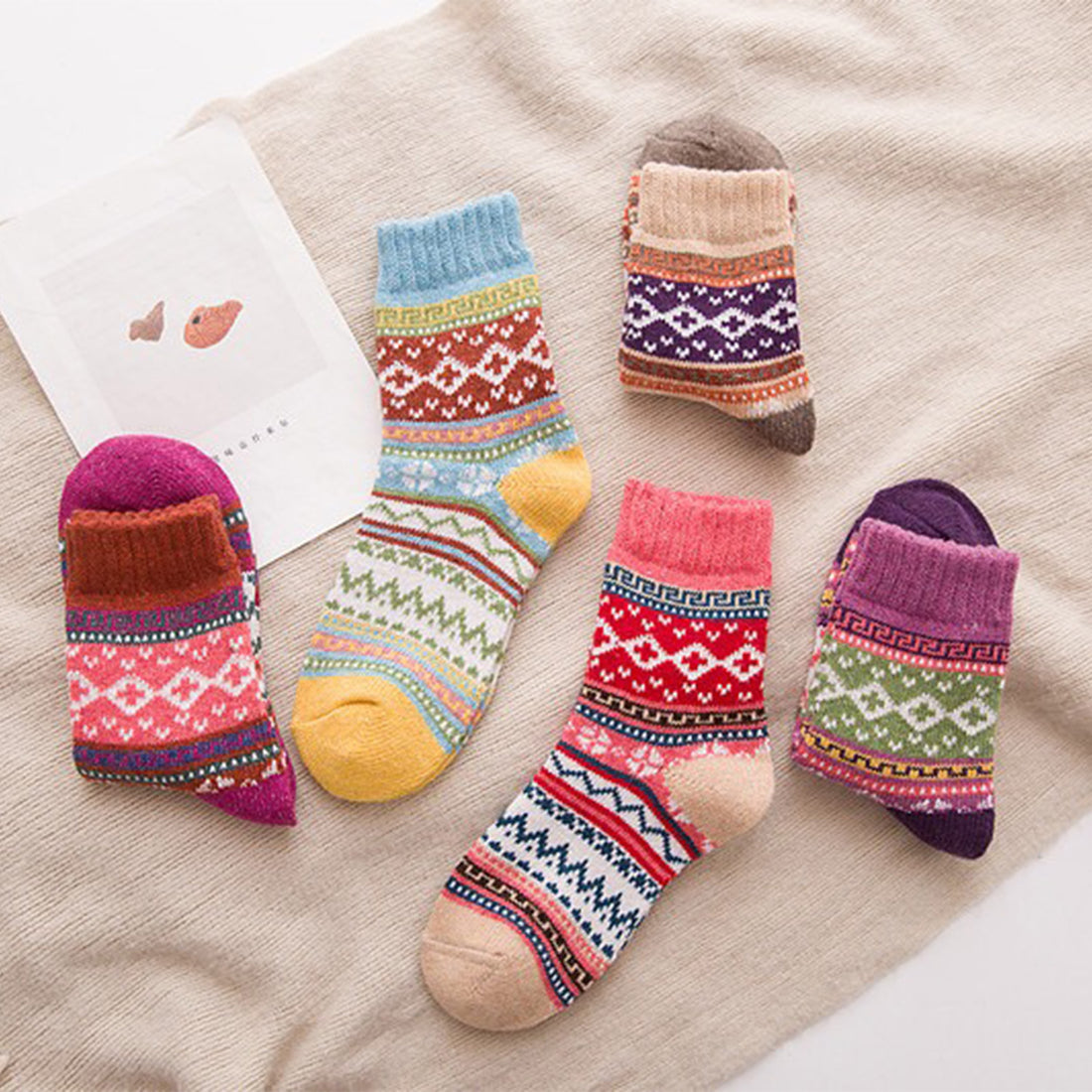 Retro Winter Thick Warm Socks