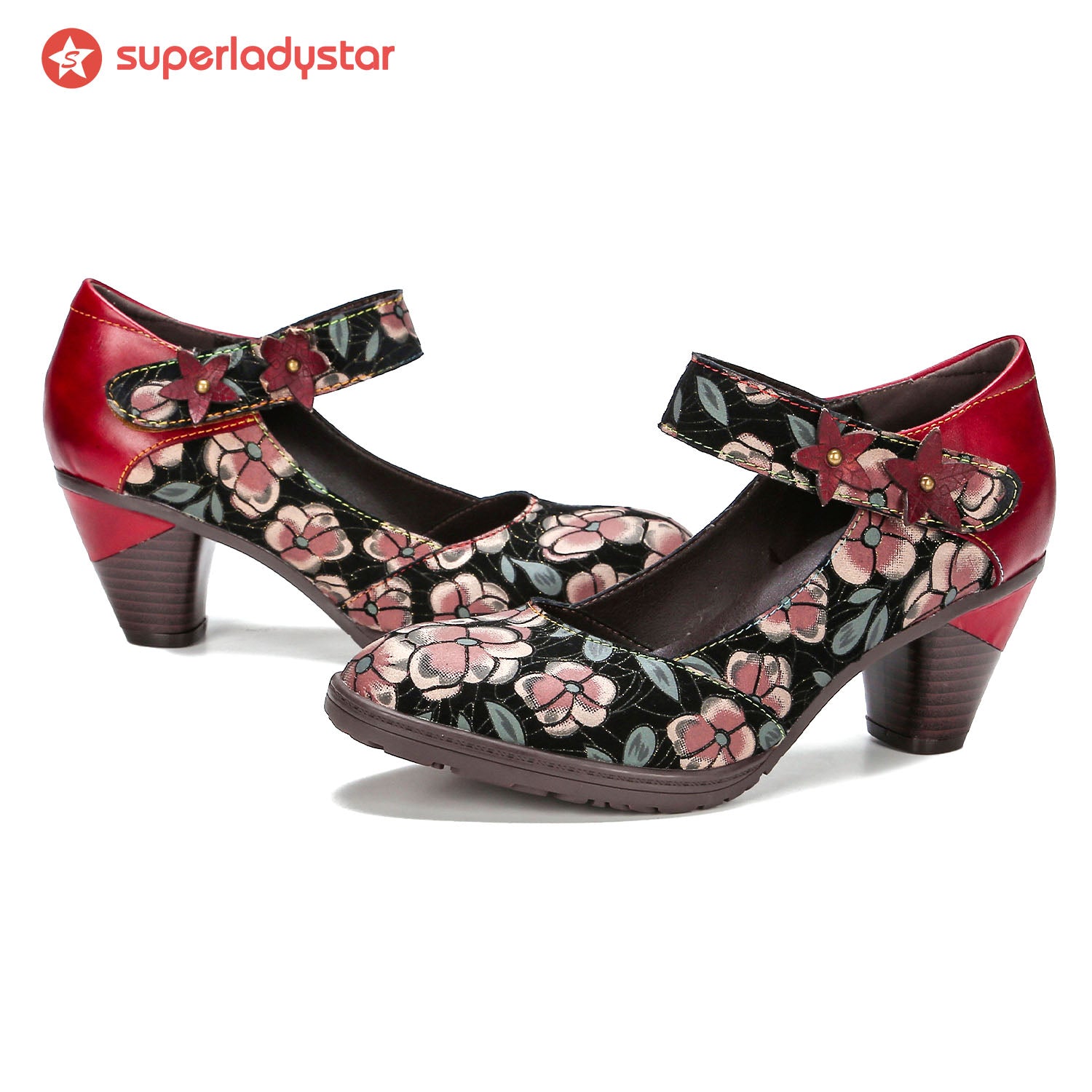 Hand-Painted Artisan Elegant Pumps