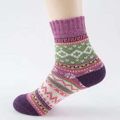 Retro winterdicke warme Socken