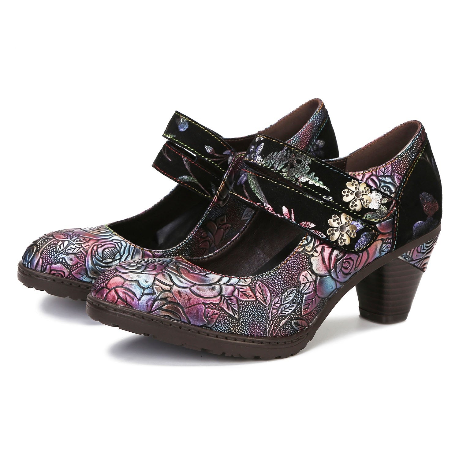 Hand Painted Mysterious &amp;  Elegant Pumps