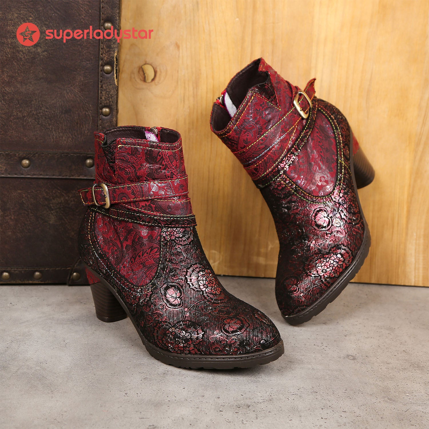 Genuine Leather Comfy Warm Ankle Boots