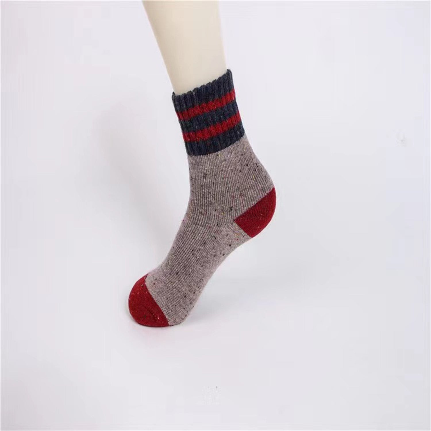 Winter Warm Thick Colored Spots Socks