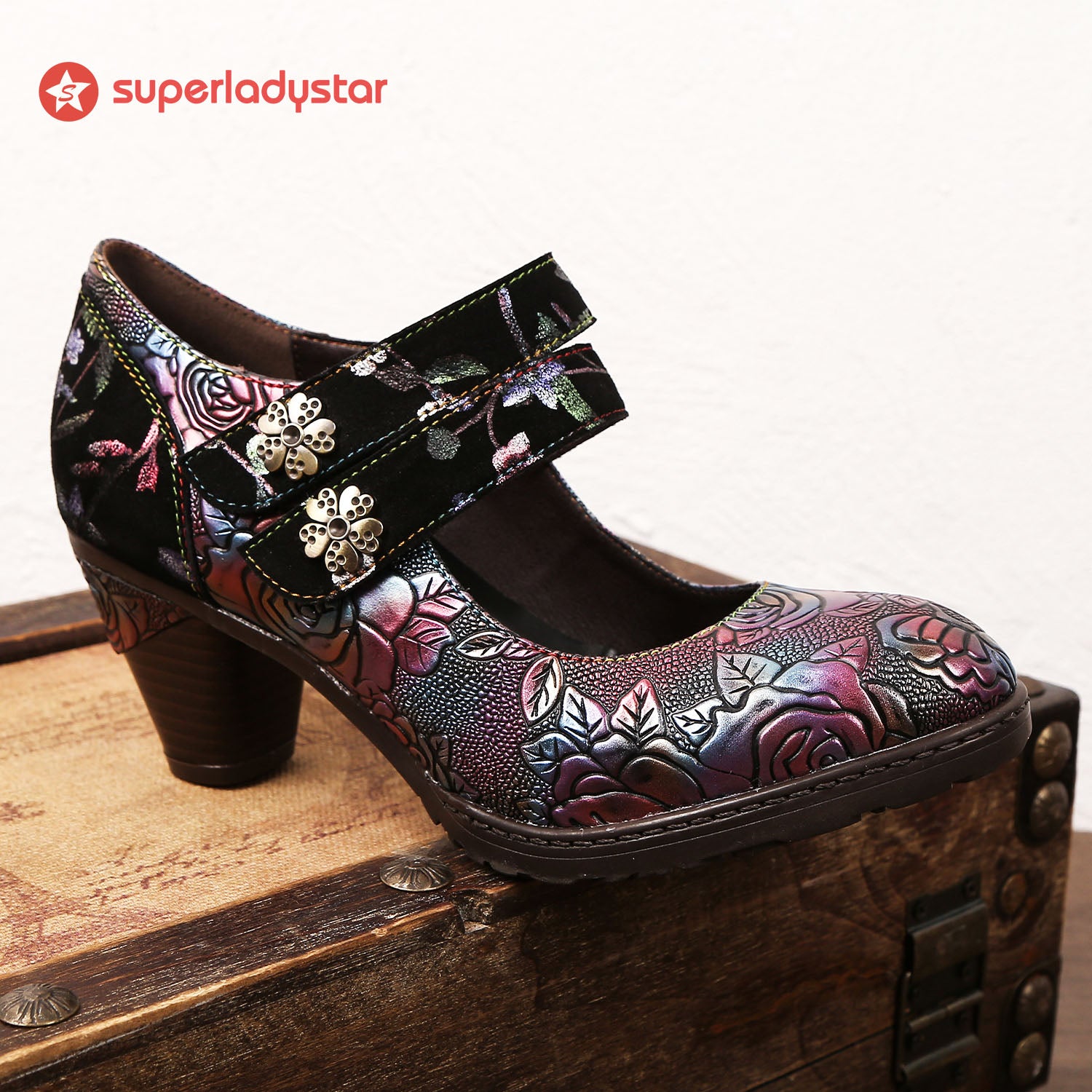 Hand Painted Mysterious &amp;  Elegant Pumps