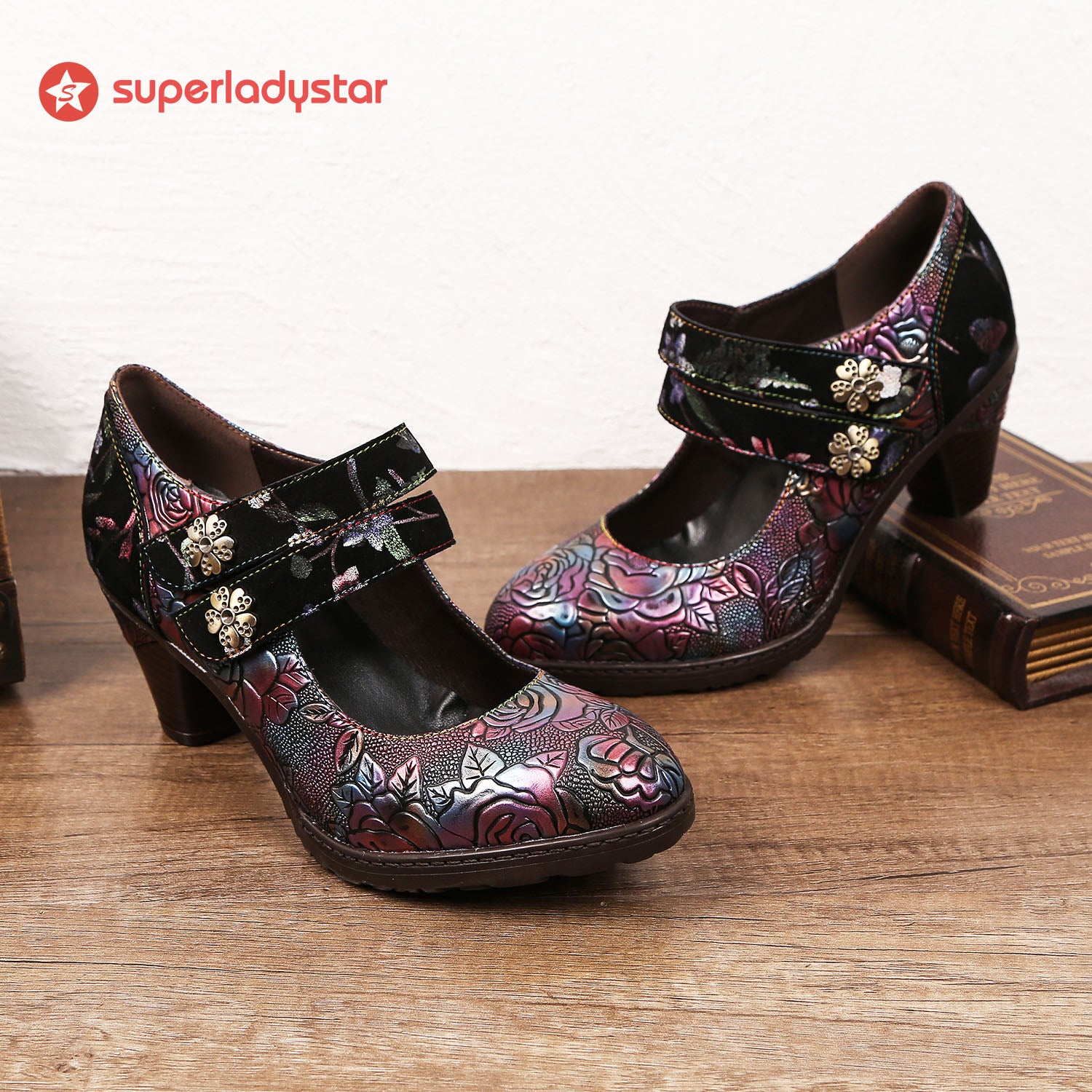 Hand Painted Mysterious &amp;  Elegant Pumps