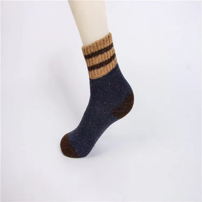 Winter Warm Thick Colored Spots Socks