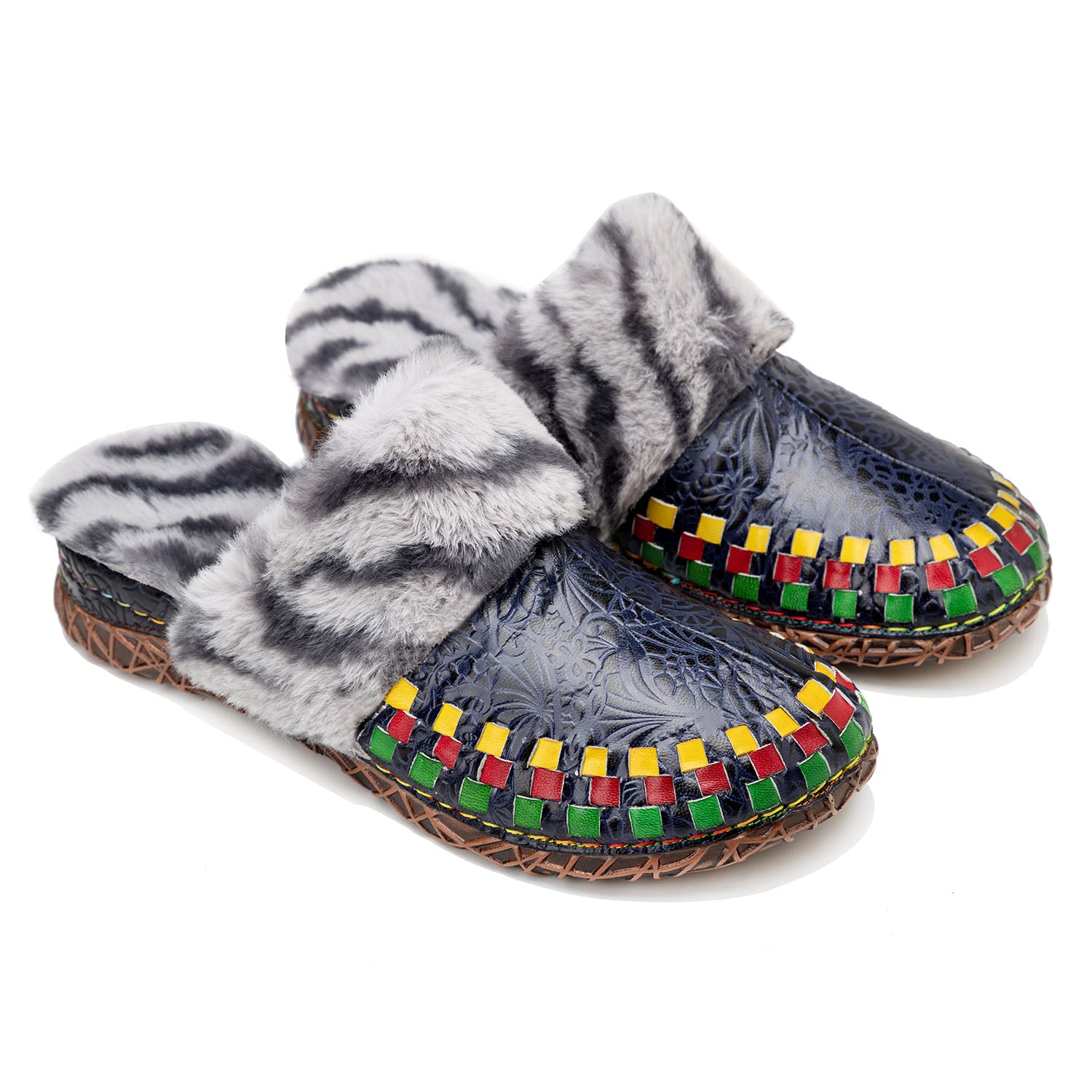 Vintage Handmade Warmth Slippers