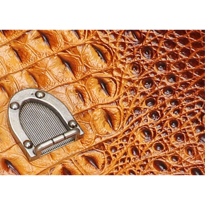 Vintage Leather Fashion Crocodile Pattern Handbag