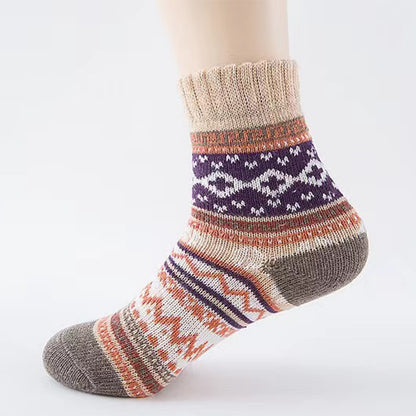 Retro winterdicke warme Socken