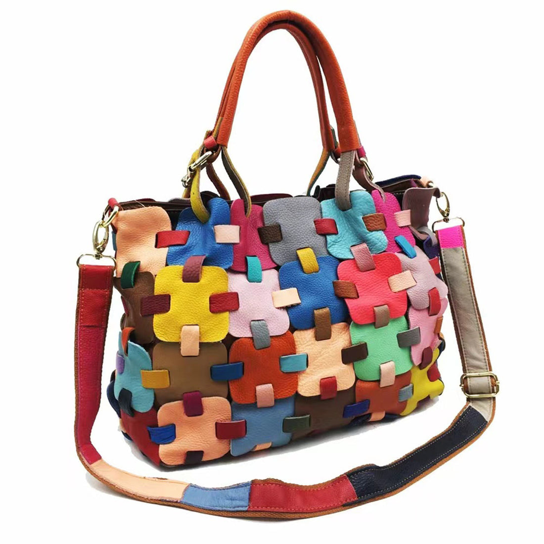 Bolsa de moda com cores florais femininas