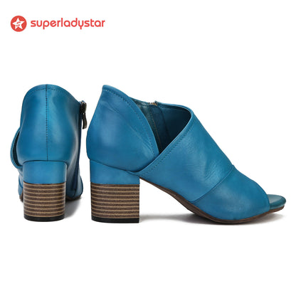 Sandales en cuir confortables