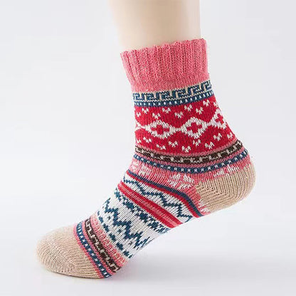 Retro winterdicke warme Socken