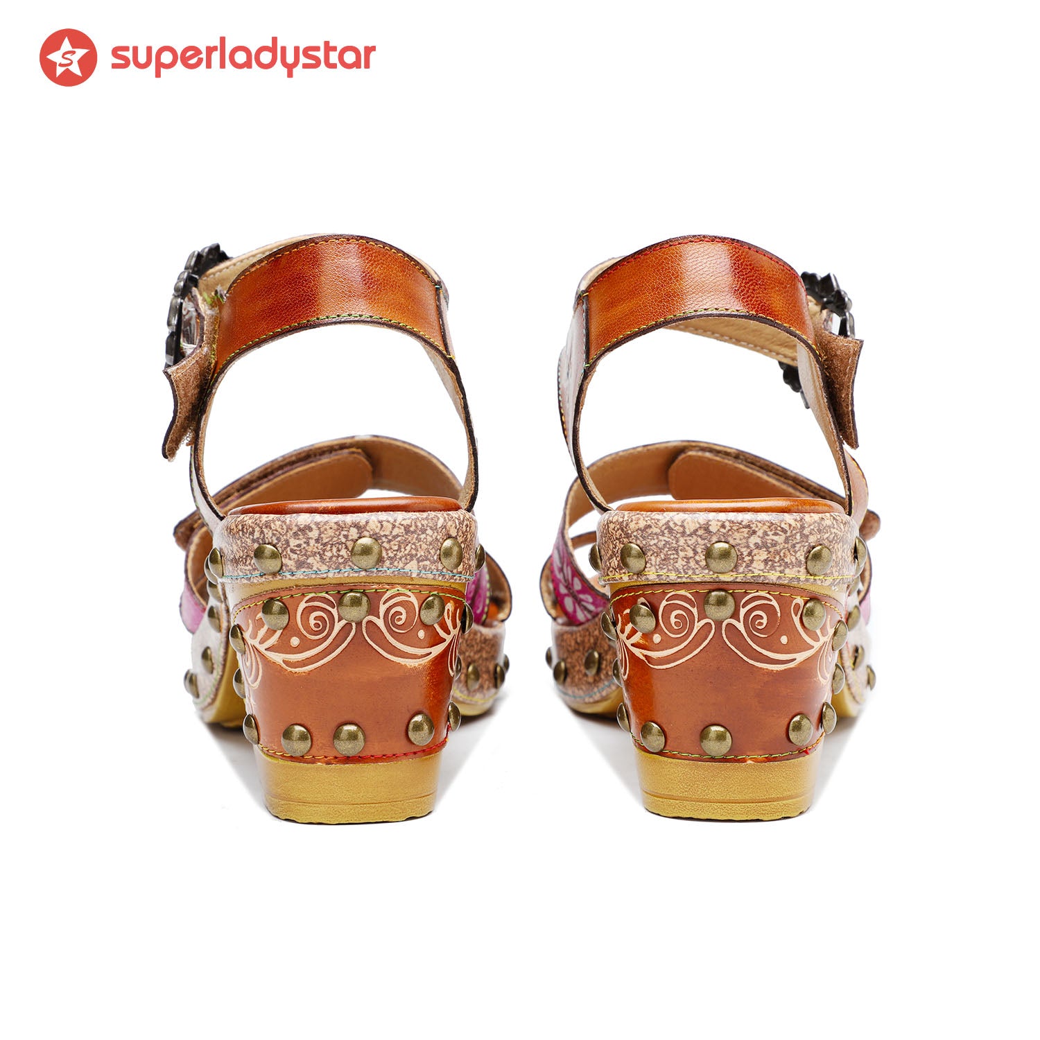 Vintage Genuine Leather Creative Style Sandals