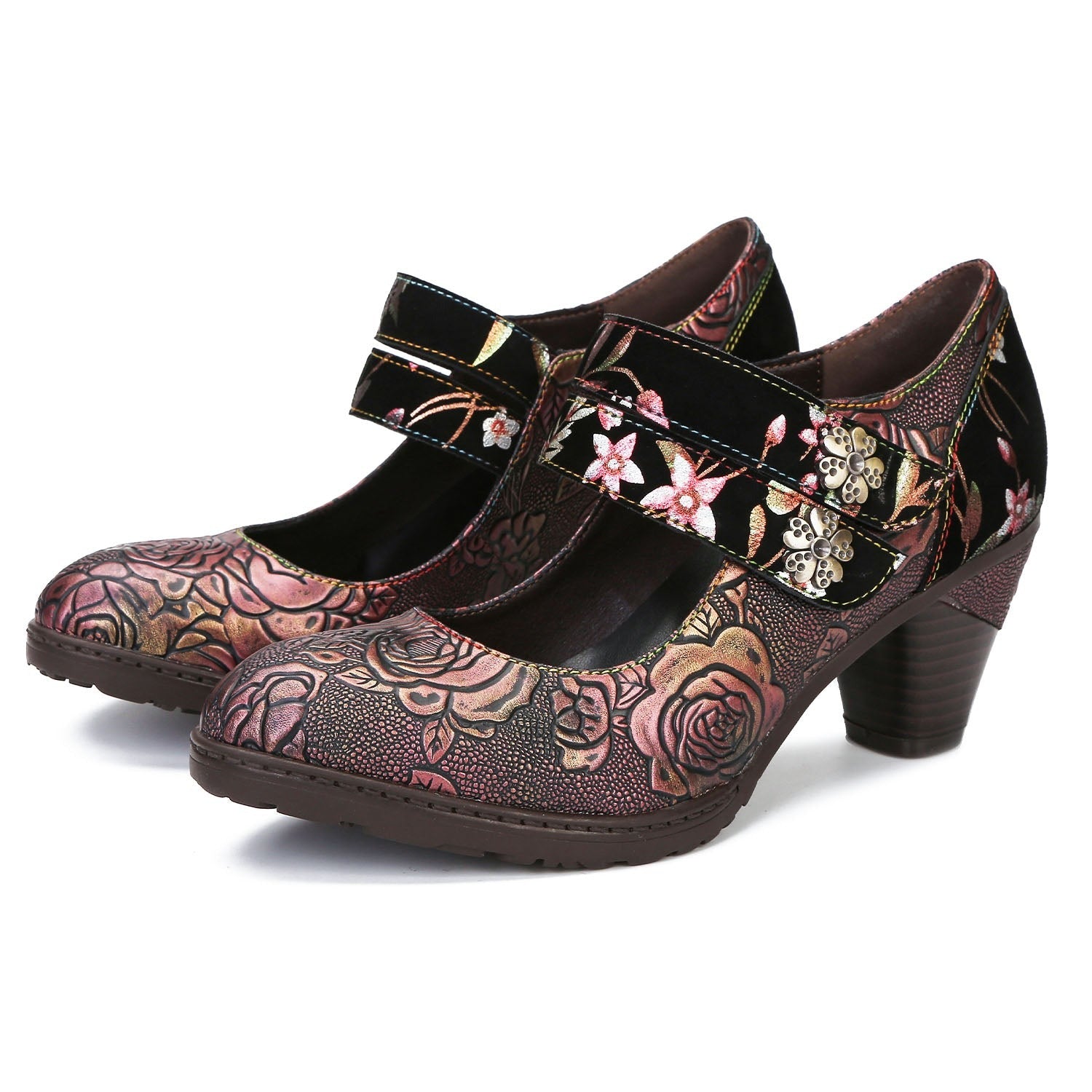 Hand Painted Mysterious &amp;  Elegant Pumps