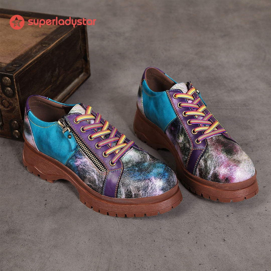 Vintage Comfort Casual Starry Sky Shoes