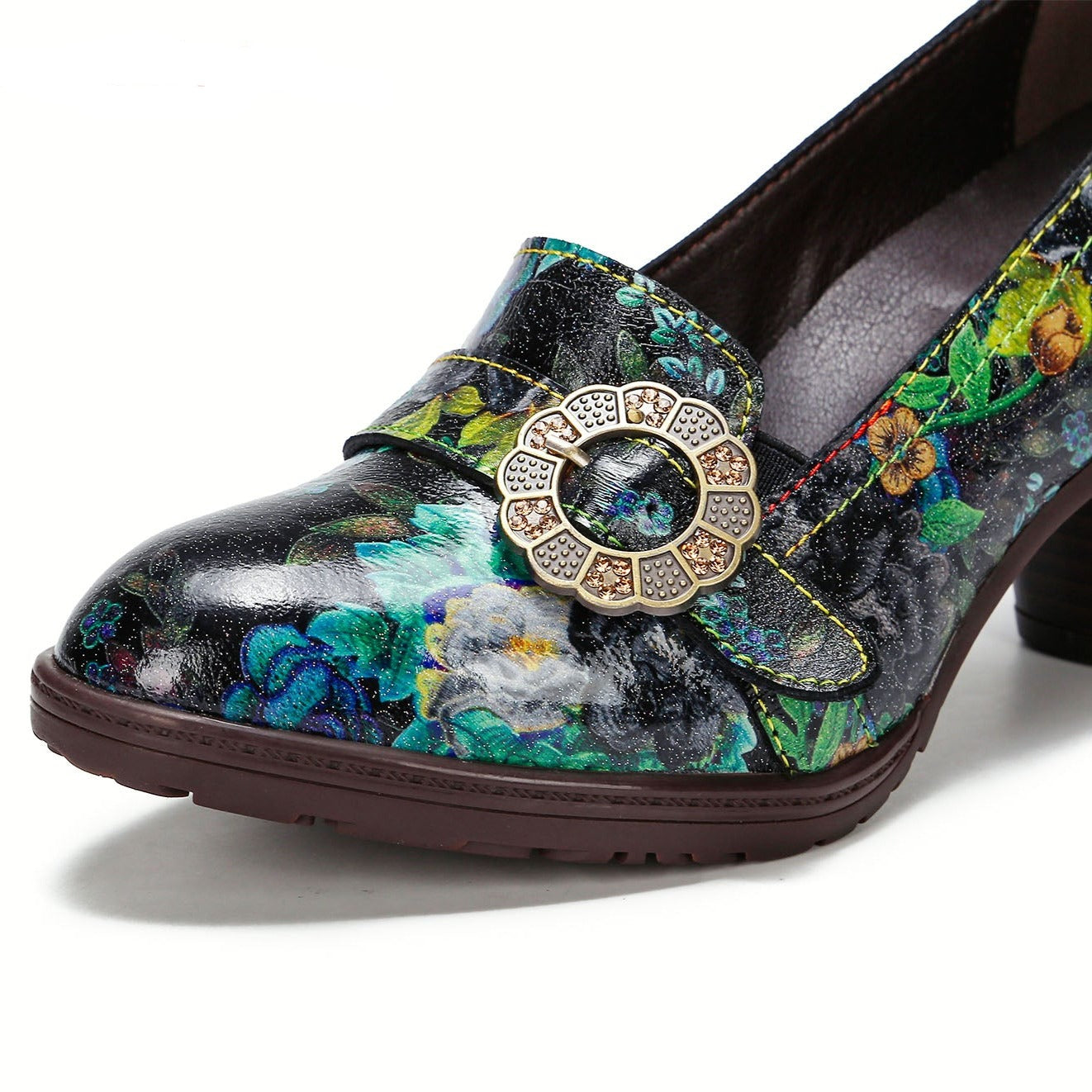 Hand Painted Colorful Elegant Pumps