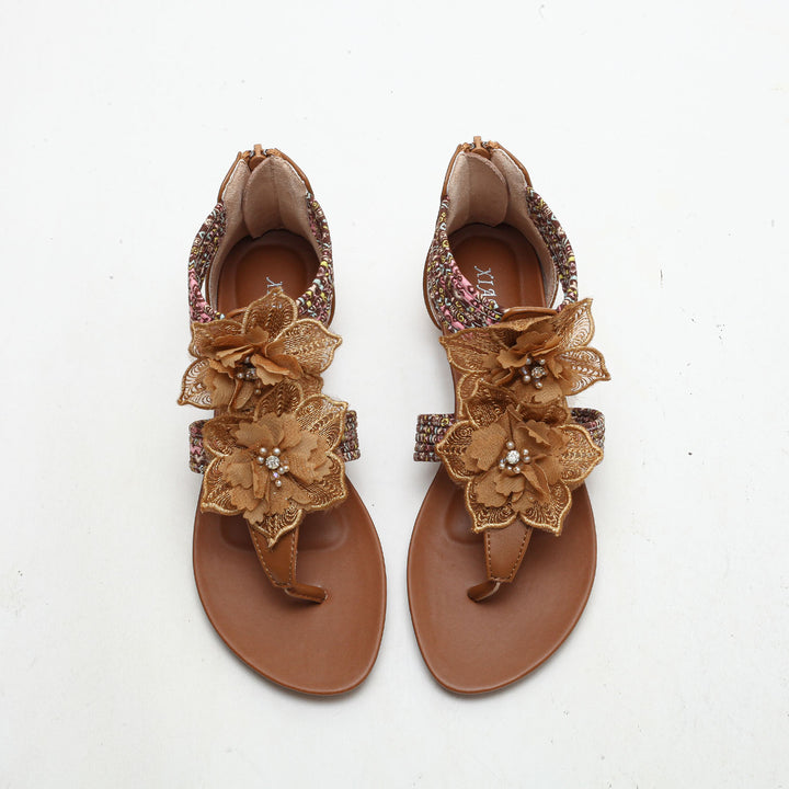 Bohemian Elegant Flat Sandals